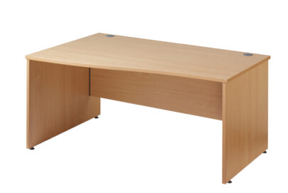 Left Hand Wave Panel End Desk