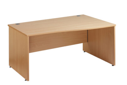 Right Hand Wave Panel End Desk