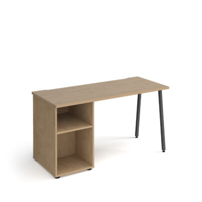 A-Frame Leg Desk with Pedestal