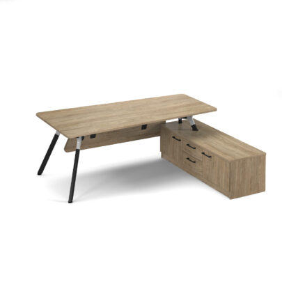 Executive A-frame Desk with Return